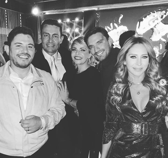 Fernando Colunga reaparece en brindis de famosos