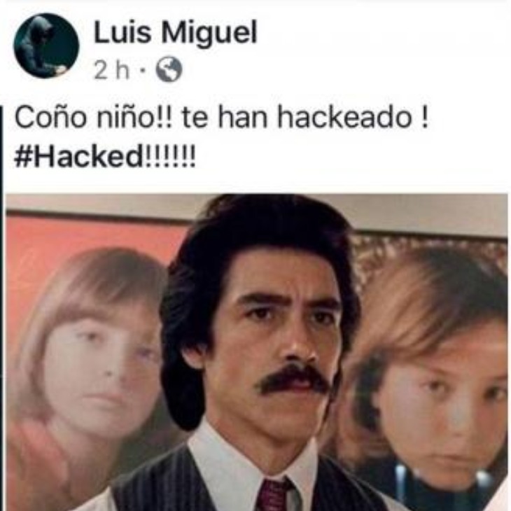 Hackean cuenta de Facebook de Luis Miguel