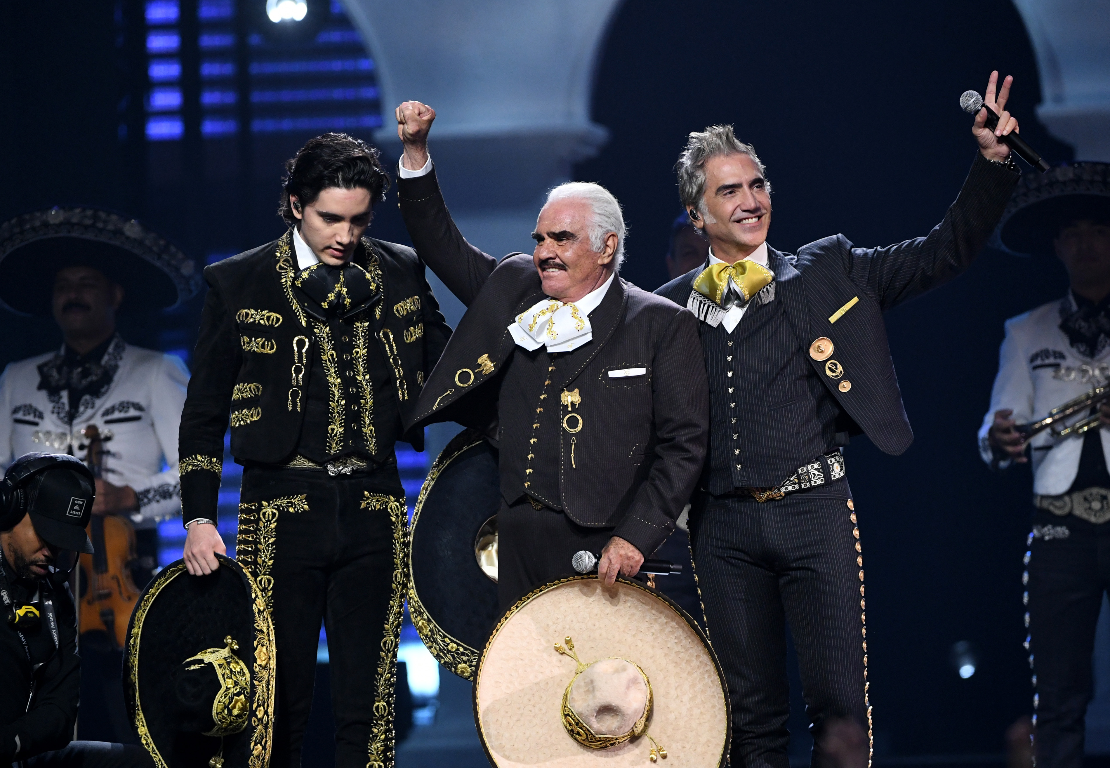 Vicente, Alejandro y Alex Fernández / Fotografía de Getty Images