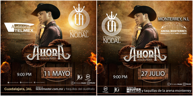Christian Nodal estrena video, tiene nuevas fechas y apoya a músicos de escasos recursos