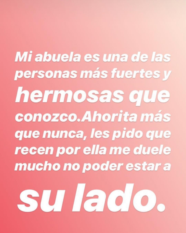 Frida Sofía pide oraciones para Silvia Pinal