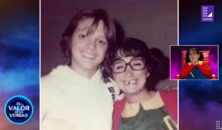 Luis Miguel y La Chilindrina. Foto: Captura de pantalla del programa 'El Valor de la Verdad'