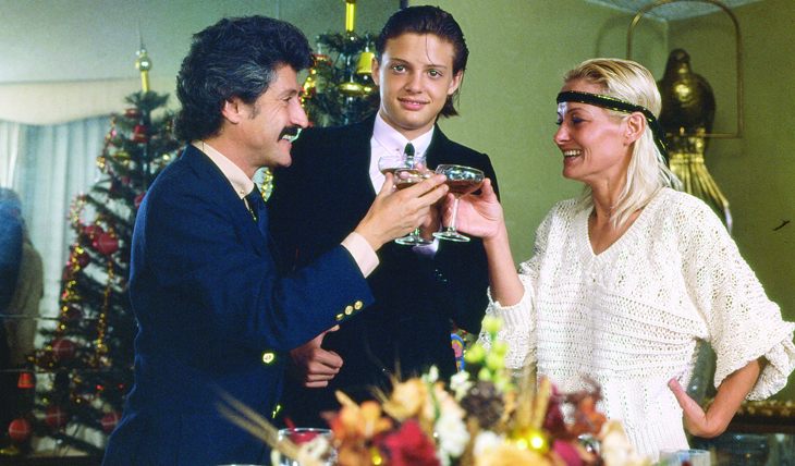 Luis Rey, Luis Miguel y Marcela Basteri. Foto: Archivo