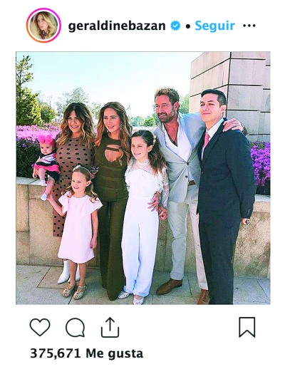 Primera comunión Elissa Marie. Foto: Instagram Geraldine Bazán