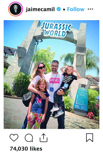 Jaime Camil y familia. Foto: Instagram