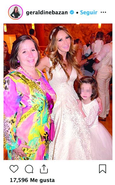 Geraldine Bazán y doña Rosalba Ortiz. Foto: Instagram