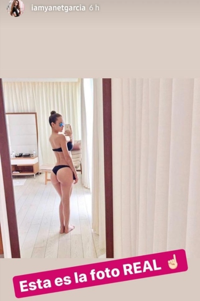 Captura de pantalla Instagram @iamyanetgarcia