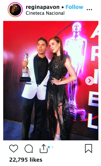 Regina Pavón y Benny Emmanuel. Foto: Instagram