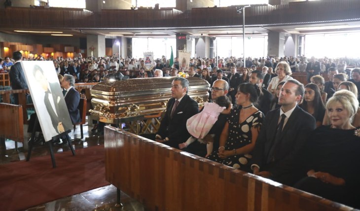 Misa a José José en la Basílica. Foto: Héctor García