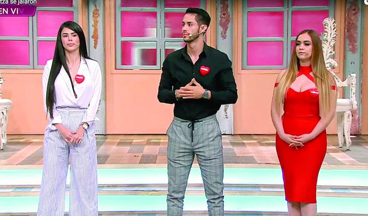 Tuvieron un careo en el programa. Foto: YouTube Enamorándonos