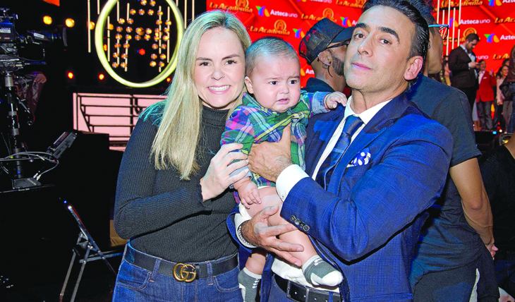 SU GRAN AMOR. Fue hace dos años cuando se casó con Karla de la Mora, y hoy vive felizmente esta nueva etapa con su bebé. Foto: Javier Arellano