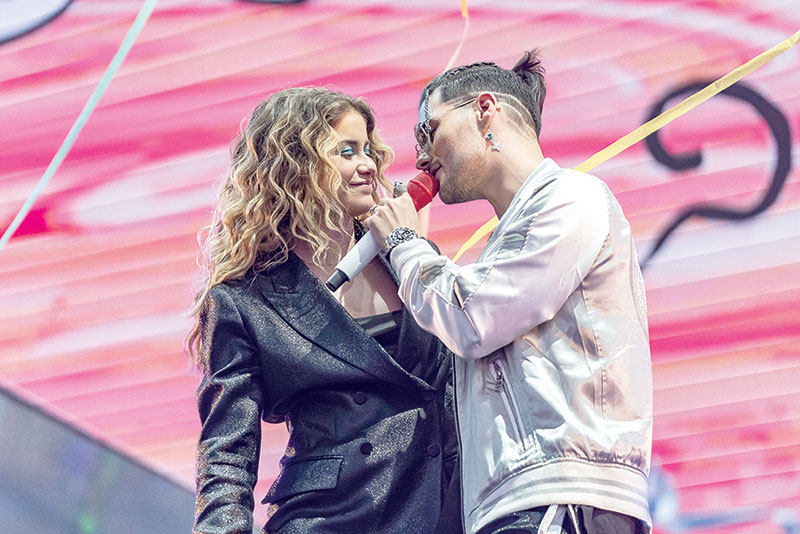 Sofía Reyes y Abraham Mateo| Foto: Mauricio López