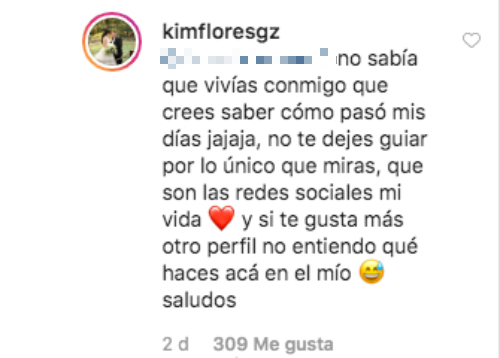 Kimberly Flores. Foto: Instagram