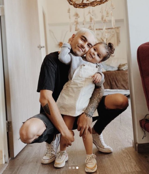 Sergio Mayer Mori y Mila. Foto: Instagram