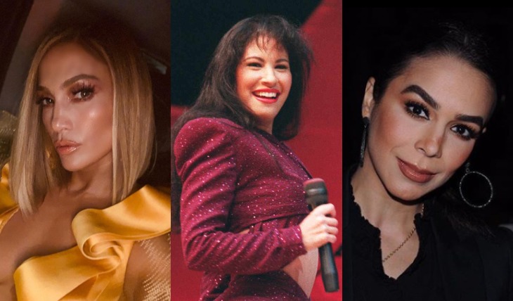 J.Lo, Selena Quintanilla y Biby Gaytán. Foto: Instagram/Archivo