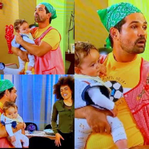 Debut de Tadeo en televisión. Foto: Instagram