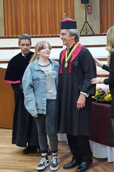 Lorenzo Lazo y Constanza Creel. Foto: Facebook