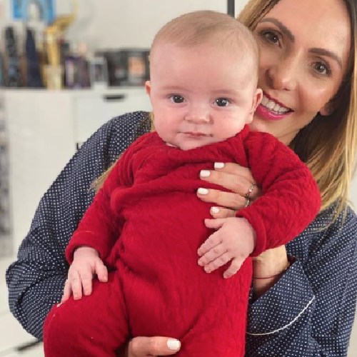 Erika Zaba y Emiliano. Foto: Instagram