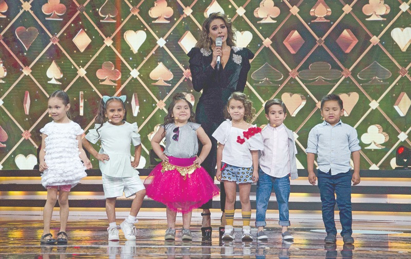 Galilea Montijo en Pequeños Gigantes | Foto: Javier Arellano