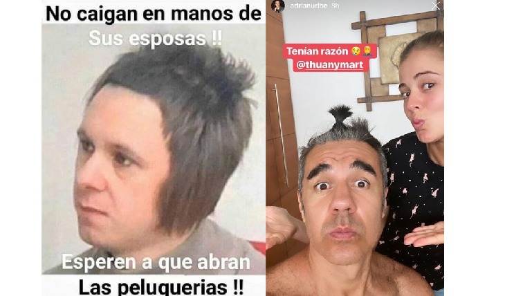 Adrián Uribe y Thuany Martins. Foto: Instagram