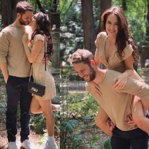 Muriel Hernández y Christopher Uckermann. Foto: Instagram