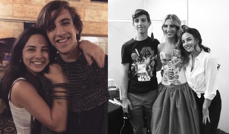 Carina Rico, Luca y Fiona Palomo. Foto: Instagram