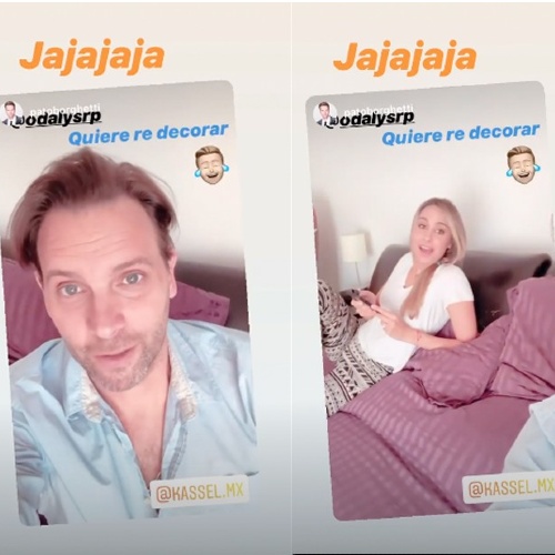 Pato Borghetti y Odalys Ramírez. Foto: Instagram