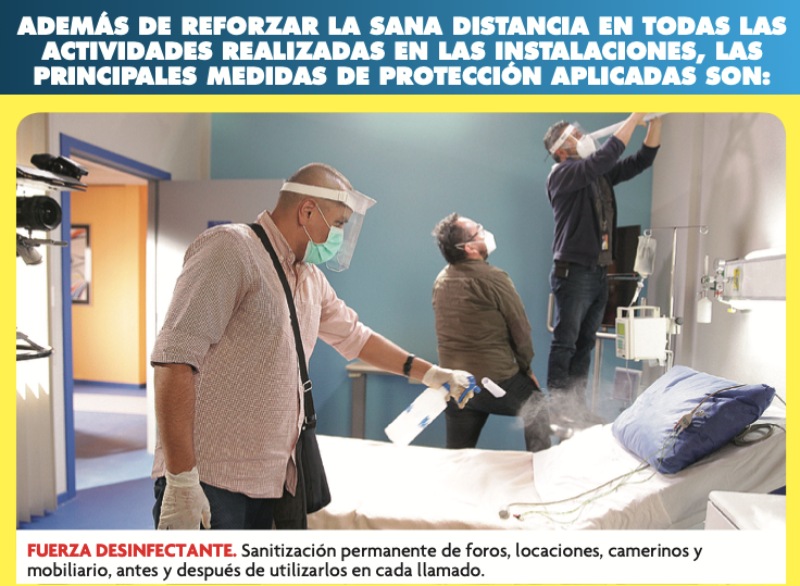 ¡Por coronavirus! Así trabajan las producciones de Televisa