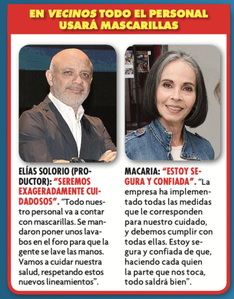 ¡Por coronavirus! Así trabajan las producciones de Televisa