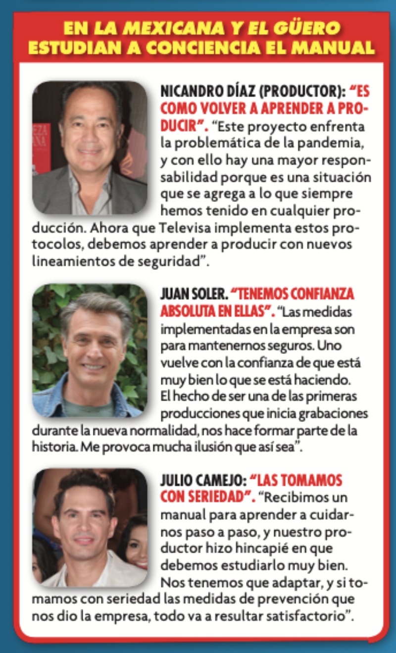 ¡Por coronavirus! Así trabajan las producciones de Televisa