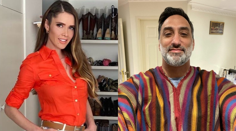 Marlene Favela y George Seely. Fotos: Instagram