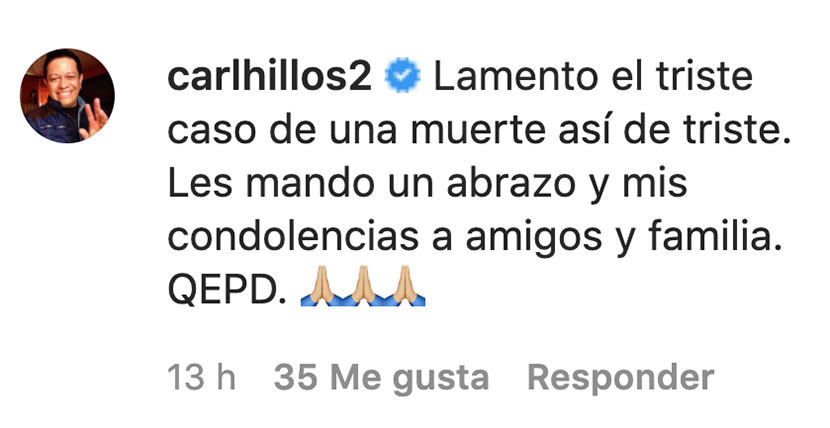 Famosos lamentan la muerte del productor Andrés Arreola