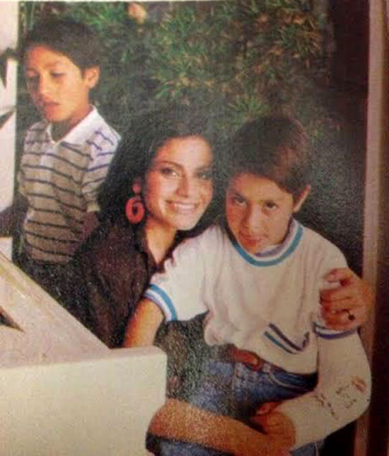 María Sorté e hijos | Foto: Twitter