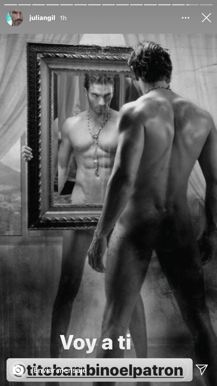 Julián Gil recuerda sus desnudos. Foto: Instagram