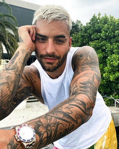 Maluma, Tatuajes Sexys. Foto: Instagram
