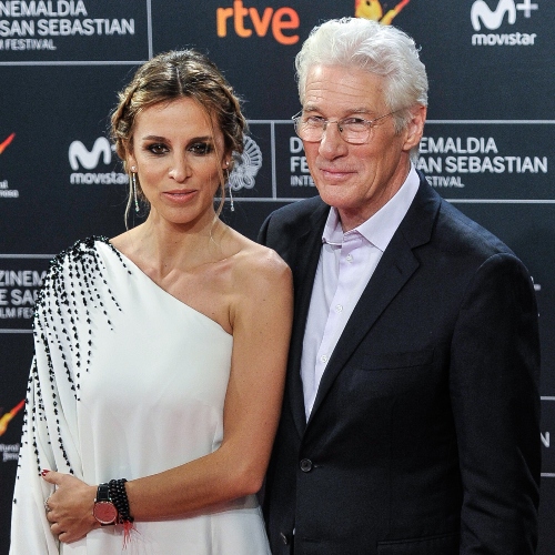 Richard Gere y alejandra Silva. Foto: Getty Images
