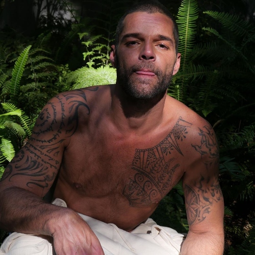 Ricky Martin, Tatuajes Sexys. Foto: Instagram