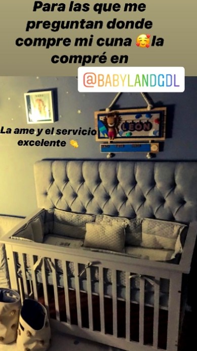 África Zavala presume habitación de su hijo León