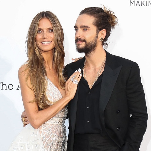 Heidi Klum y Tom Kaulitz. Foto: Getty Images