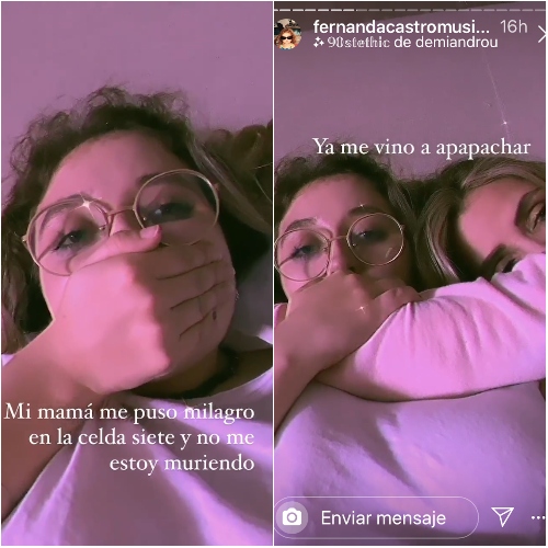 Captura de pantalla, Instagram @fernandacastromusica