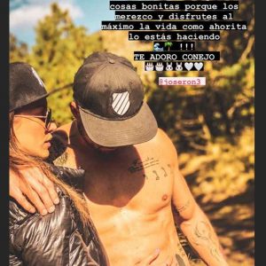 Jessica Díaz le dedicó un mensaje a José Ron. Foto: Instagram