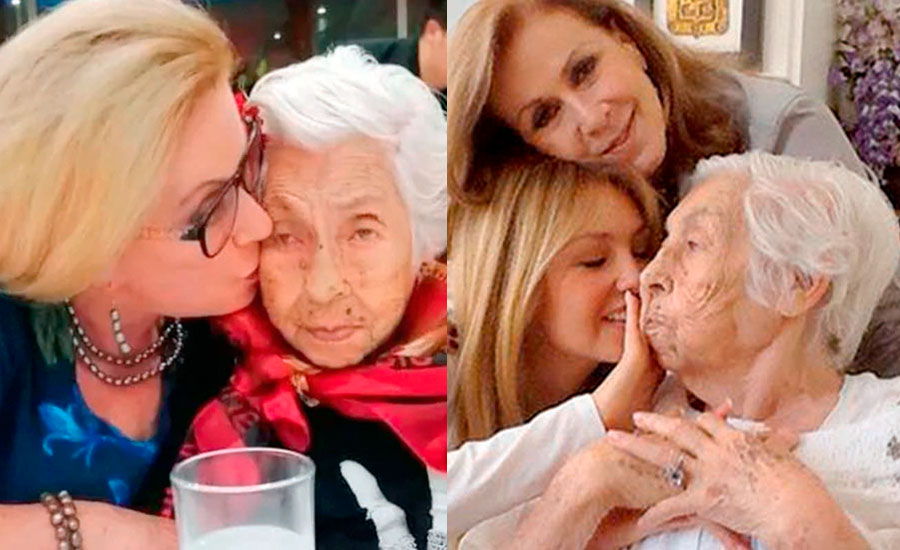 Abuelita de Thalía y Laura Zapata