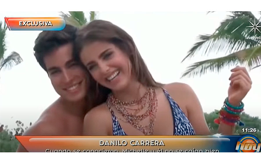Danilo Carrera y Michelle Renaud