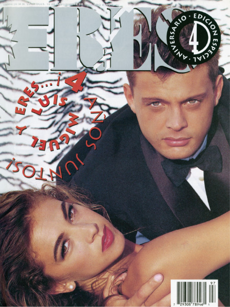 Luis Miguel en la portada de la revista Eres