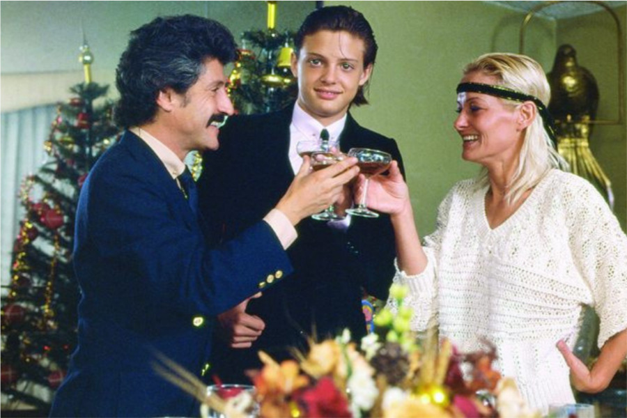 Marcela Basteri, Luis Miguel y Luisito Rey