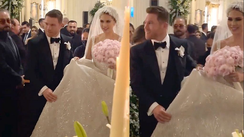 Canelo Álvarez y Fernanda Gómez