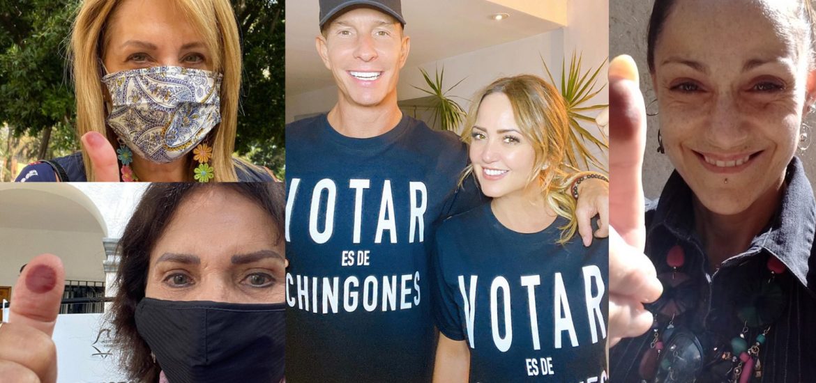 Famosos acudieron a votar en elecciones 2021