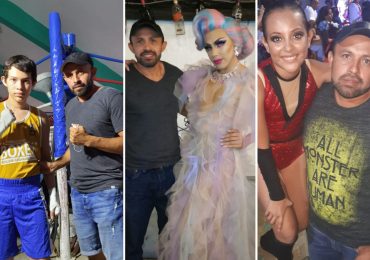 Papá apoya a sus hijos por igual