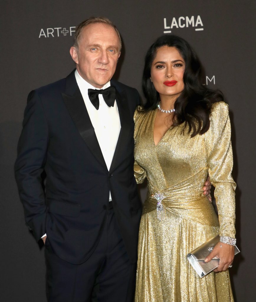 ¡Así celebró Salma Hayek a su marido por su cumpleaños