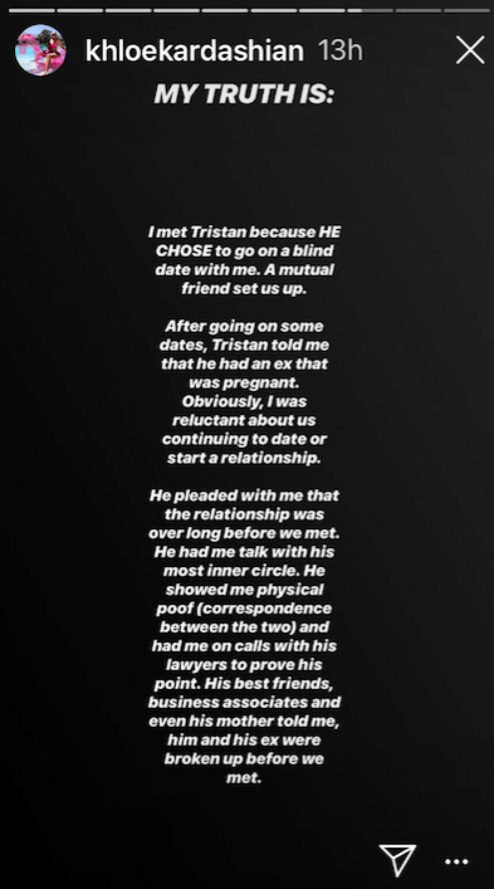 Khloé - Stories Instagram